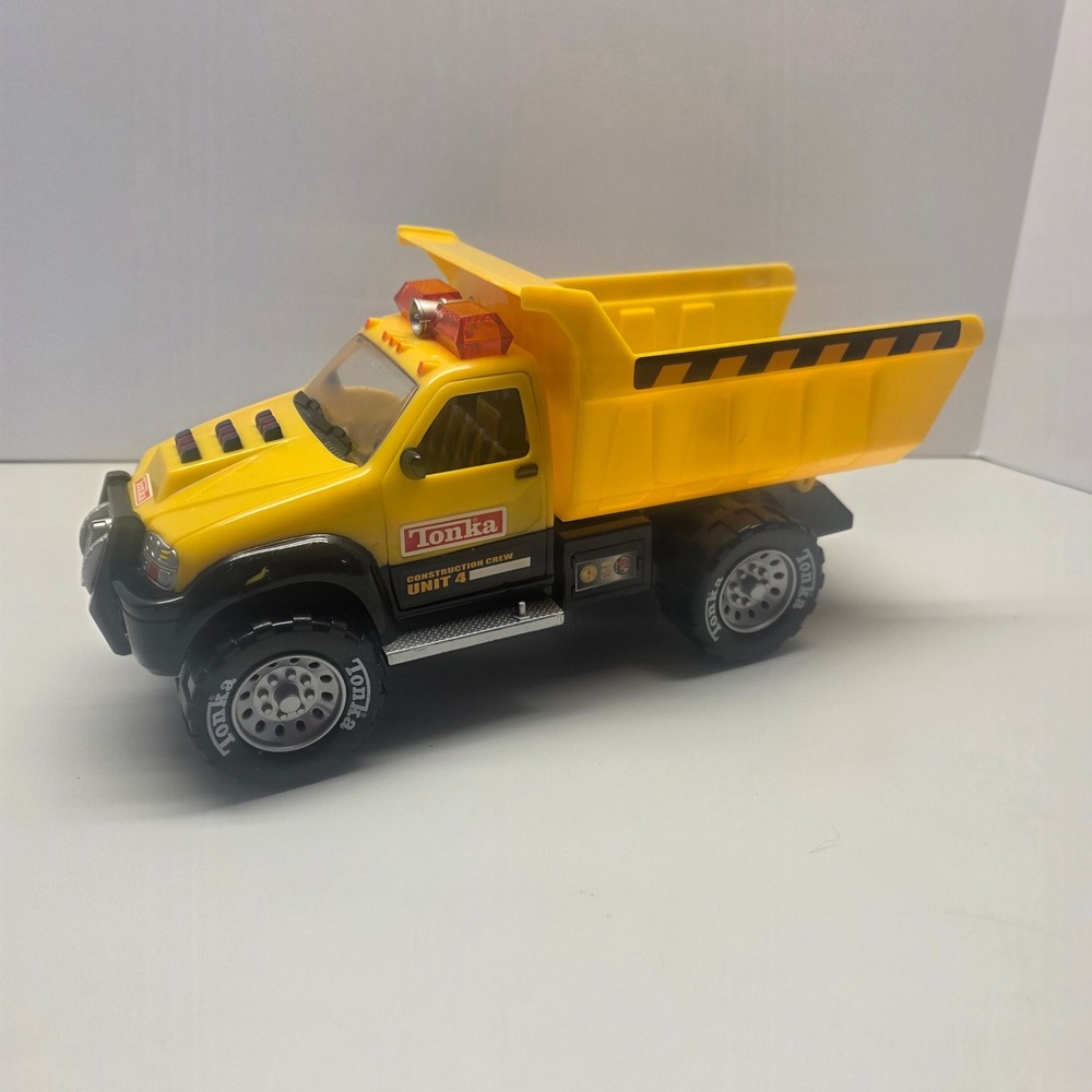 Tonka Construction Crew Unit 4 Dump Truck Yellow Black 2003 Hasbro Funrise